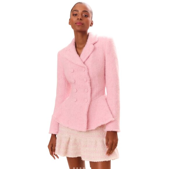 NEW LOVESHACKFANCY morrow jacket in heavenly pink Size XS/S - Picture 4 of 13